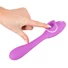 Kép 9/13 - You2Toys 2 Function Vibe - akkus 2in1 vibrátor (lila)