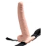 Kép 3/5 - Fetish Strap-On 9 - akkus, felcsatolható, üreges vibrátor (natúr)