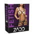 Kép 5/7 - ZADO - bőr testhám body - fekete