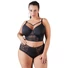 Kép 3/5 - Cottelli Plus Size - pántos-csipkés melltartó (fekete)