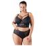 Kép 3/5 - Cottelli Plus Size - pántos-csipkés melltartó (fekete)