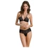 Kép 1/5 - Passion Eco Kerria - csipke bikini szett (fekete)