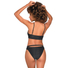 Kép 2/4 - Obsessive Miamelle - pántos sportos bikini (fekete)
