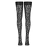 Kép 4/6 - Cottelli Legwear - párduc mintás combfix (fekete)