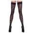 Kép 1/6 - Cottelli Legwear - párduc mintás combfix (fekete)
