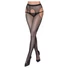 Kép 4/8 - Cottelli Legwear - nyitott, csillogó harisnya - fekete (S-L)