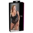 Kép 1/7 - Cottelli Plus Size - Bársonyos, variálható body (fekete)