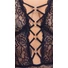 Kép 6/8 - Cottelli Curves Plus Size - átlátszó mintás body (fekete)