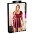 Kép 1/6 - Cottelli Plus Size - A-vonalú miniruha (bordó)
