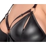 Kép 4/8 - Cottelli Plus Size - pántos miniruha karrögzítőkkel (fekete)