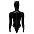 Kép 5/8 - Black Velvet - hosszúujjú Batwoman body (fekete)