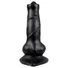 Kép 1/2 - Animalorny - kutya pénisz dildó - 12cm (fekete)