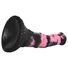 Kép 6/6 - Bad Horse - szilikon ló pénisz dildó - 18cm (fekete-pink)