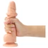 Kép 3/5 - Strap-on-me S - kétrétegű, tapadókorongos dildó (natúr)