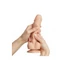 Kép 1/6 - Strap-on-me XXL - kétrétegű, talpas, élethű dildó (natúr)