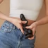Kép 5/7 - Strap-on-me XXL - kétrétegű, talpas, élethű dildó (fekete)