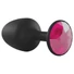 Kép 4/8 - Dorcel Geisha Plug Ruby M - pink köves anál plug (fekete)