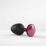 Kép 4/8 - Dorcel Geisha Plug Ruby M - pink köves anál dildó (fekete)