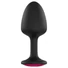 Kép 1/8 - Dorcel Geisha Plug Ruby M - pink köves anál plug (fekete)