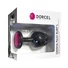 Kép 5/7 - Dorcel Geisha Plug Ruby L - pink köves anál plug (fekete)