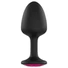 Kép 1/7 - Dorcel Geisha Plug Ruby L - pink köves anál plug (fekete)