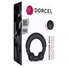 Kép 8/9 - Dorcel Stronger Ring - fém betétes péniszgyűrű (fekete)