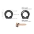 Kép 9/9 - Dorcel Stronger Ring - fém betétes péniszgyűrű (fekete)