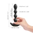 Kép 5/6 - Dorcel Flexi Balls - akkus, rádiós anál vibrátor (fekete)