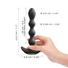 Kép 5/6 - Dorcel Flexi Balls - akkus, rádiós anál vibrátor (fekete)