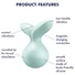 Kép 7/7 - Satisfyer Viva la Vulva 3 - vízálló csiklóvibrátor (menta)