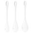 Kép 1/5 - Satisfyer Yoni Power 1 - gésagolyó szett - fehér (3 részes)