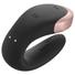 Kép 2/7 - Satisfyer Double Love - okos, vízálló, rádiós párvibrátor (fekete)