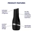 Kép 6/6 - Satisfyer Men Classic - manuális szívó maszturbátor (ezüst)