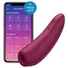 Kép 1/9 - Satisfyer Curvy 1+ - okos léghullámos csiklóizgató (piros)