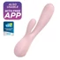 Kép 4/6 - Satisfyer Mono Flex - okos vízálló vibrátor (halvány pink)