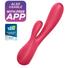 Kép 4/6 - Satisfyer Mono Flex - okos, akkus, vízálló vibrátor (piros)