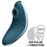 Kép 6/8 - Satisfyer Vulva Lover 1 - akkus léghullámos csikló vibrátor (kék)