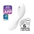 Kép 8/8 - Satisfyer Curvy Trinity 5+ - okos 2in1 vibrátor (fehér)