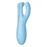 Kép 1/7 - Satisfyer Threesome 4 - okos csiklóvibrátor (kék)