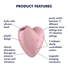 Kép 8/8 - Satisfyer Cutie Heart - akkus léghullámos csiklóvibrátor (pink)