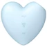 Kép 5/8 - Satisfyer Cutie Heart - akkus léghullámos csikló vibrátor (kék)