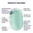 Kép 8/8 - Satisfyer Pro To Go 2 - akkus, léghullámos csiklóizgató (menta)