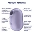 Kép 8/8 - Satisfyer Pro To Go 2 - akkus, léghullámos csiklóizgató (viola)