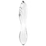 Kép 2/6 - Satisfyer Dazzling Crystal 1 - kétvégű üveg dildó (átlátszó)