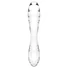 Kép 4/6 - Satisfyer Dazzling Crystal 1 - kétvégű üveg dildó (átlátszó)