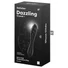 Kép 5/6 - Satisfyer Dazzling Crystal 1 - kétvégű üveg dildó (fekete)