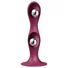 Kép 5/5 - Satisfyer Double Ball-R - tapadókorongos súlyozott dildó (piros)