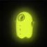 Kép 3/8 - Satisfyer Glowing Ghost - világító léghullámos csiklóizgató (sárga)