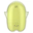 Kép 6/8 - Satisfyer Glowing Ghost - világító léghullámos csiklóizgató (sárga)