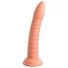 Kép 5/6 - Dillio Wild Thing - barázdált dildó (19cm) - narancs
